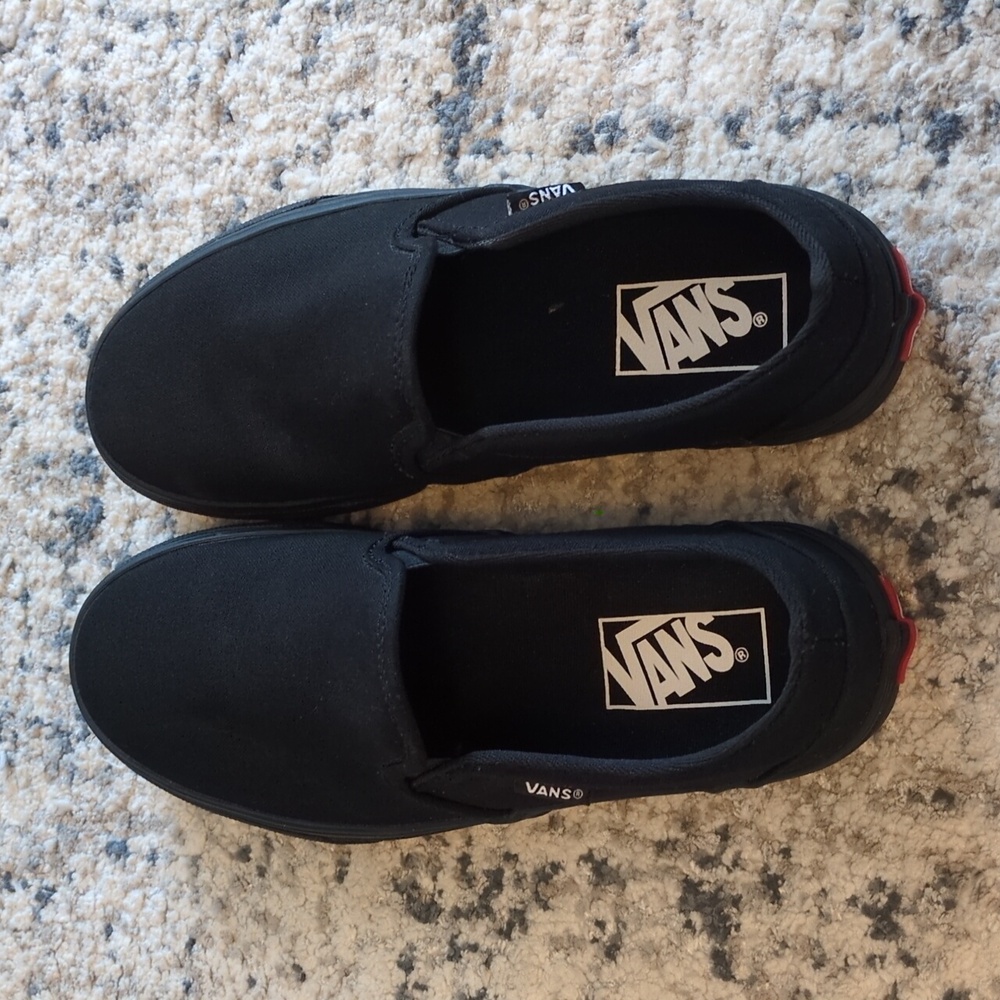 Vans Classic Black Slip-Ons - Picture 5 of 6